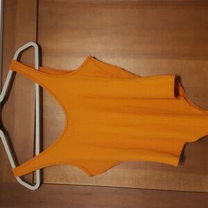 NWOT Mustard yellow bodysuit